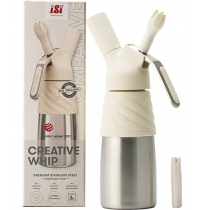 Láhev na šlehačku iSi CREATIVE WHIP 0,5 ltr., bílá